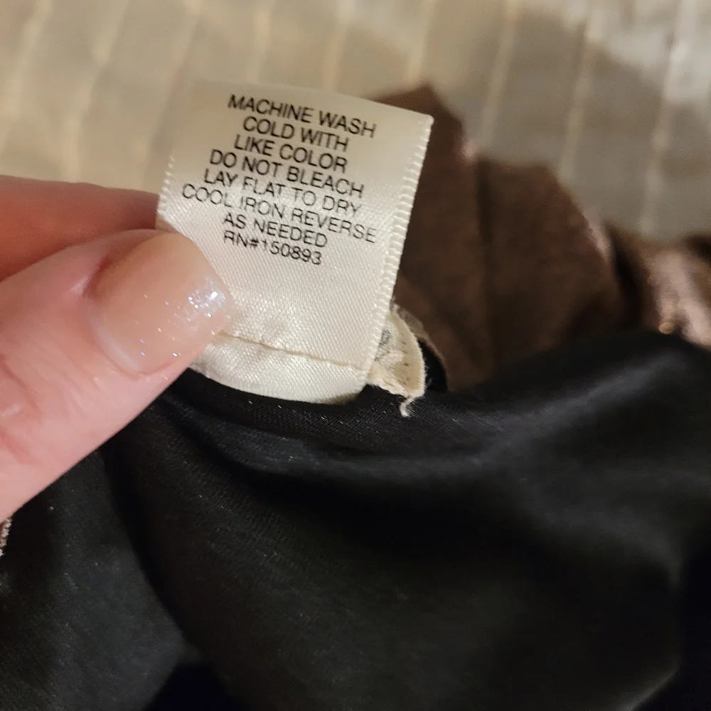 Wet Seal Slip Dress Metallic Pink with Slit - Picture 6 of 7